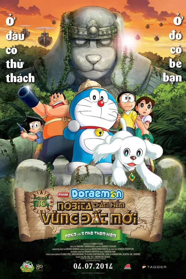 Doraemon: Nobita Thám Hiểm Vùng Đất Mới - Peko Và 5 Nhà Thám Hiểm